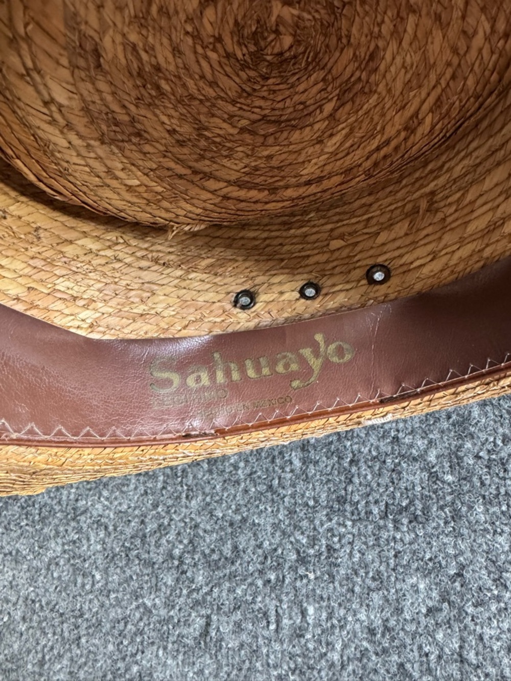 Sahuayo Micoachan Straw Hat Ladies Size 56 SMALL - Picture 6 of 8